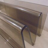 Magazines rack, smoked plexi