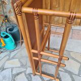 Table basse vintage en rotin
