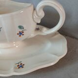 Antique sauce boat from Digoin and Sarreguemines