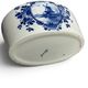 Delft, decorative pot planter with boat and windmill design from the early 20th century.