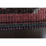 1970s Vintage Turkish Oushak Handmade Wool Cotton Pink Runner Rug 81x315