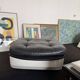 Pouf / ottoman vintage design – Space Age spirit – 60s/70s