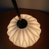 Vintage brass and opaline pendant