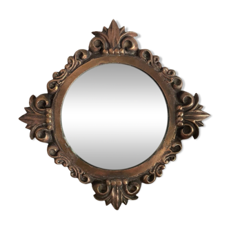 Old metal mirror