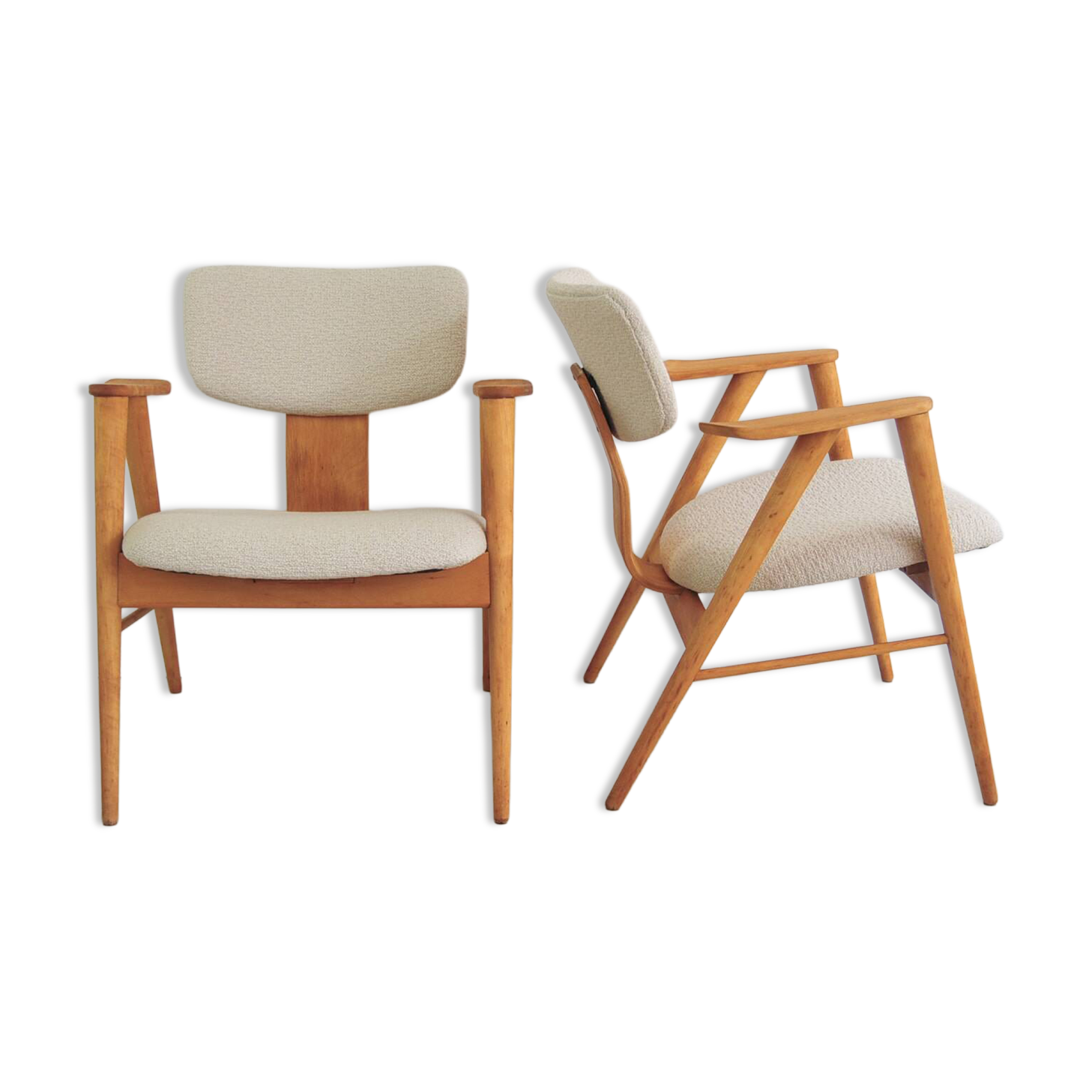 Set of 2 Pastoe FT14 armchairs