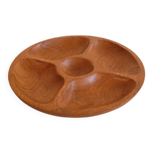 Plateau vintage danois en teck