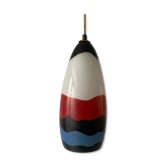Mid-century coloured glass pendant lamp, 1960, Italy