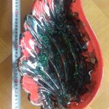 Plat Vallauris forme de feuille