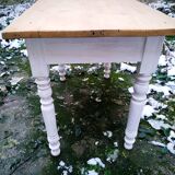 Patinated fir table