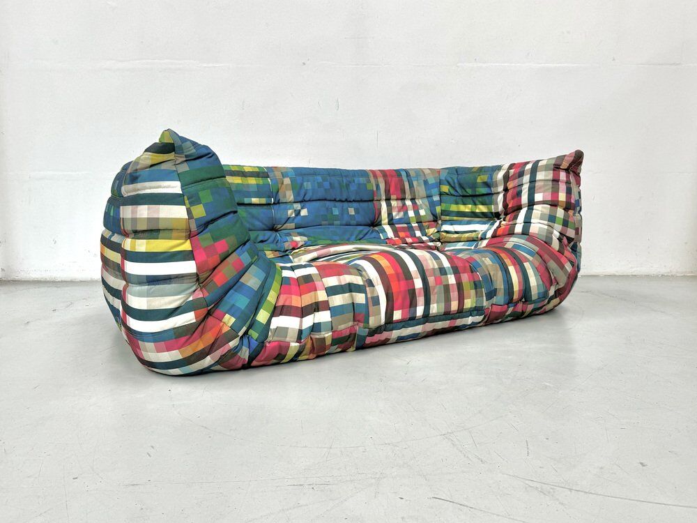 Limited edition Togo Shanghai 3-seater sofa with armrests by Cristian Zuzunga for Ligne Roset, 2012