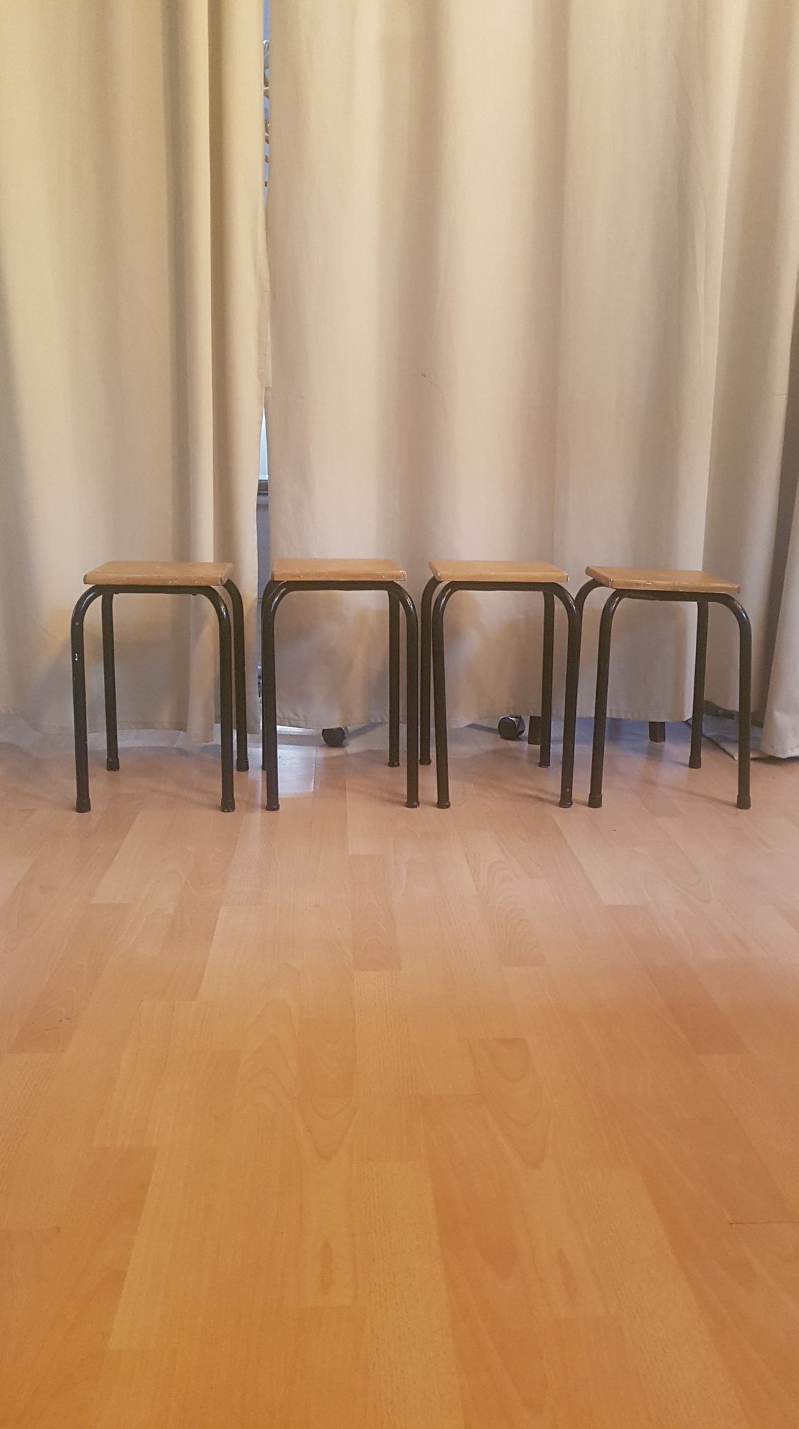 Set of 4 Mullca style stools