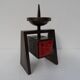 Bougeoir vintage en bronze 1960