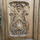 Two-body Renaissance carved oak sideboard