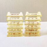 Resin knife rests, 1960s-1970s