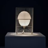 Metal and glass Gino Sarfatti Model 1102 floor lamp for Arteluce