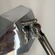 Vintage lamp 1950 industrial workshop factory Super Chrome - 65 cm