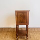 Table de chevet avec plateau en marbre