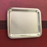 Silver metal tray