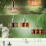 Acrylic pendant light/chandelier by Claus Bolby for CEBO Industri. Denmark 1960s