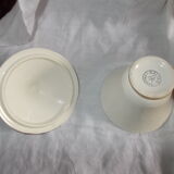 Coffee service or tea in faience Salins France