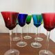 Saint Louis Crystal Colored Wine Glasses