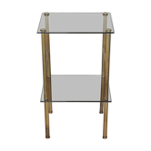 Table d'appoint/bout de canapé  laiton