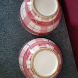 Red scottish bowls