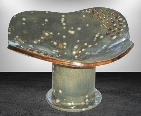 Large ceramic bowl – Unique contemporary piece – Handmade
