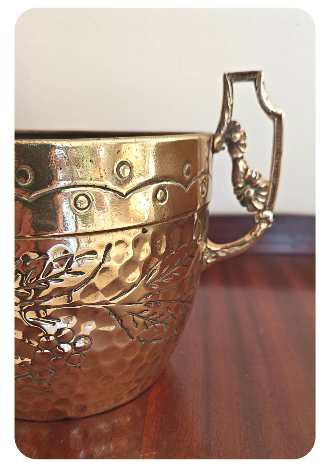 Antique Brass Planter