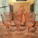 Six verres à pied rosaline d'arcoroc luminarc