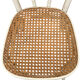 Caned bistro chair
