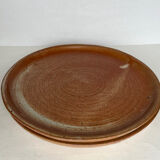 2 stoneware dinner plates