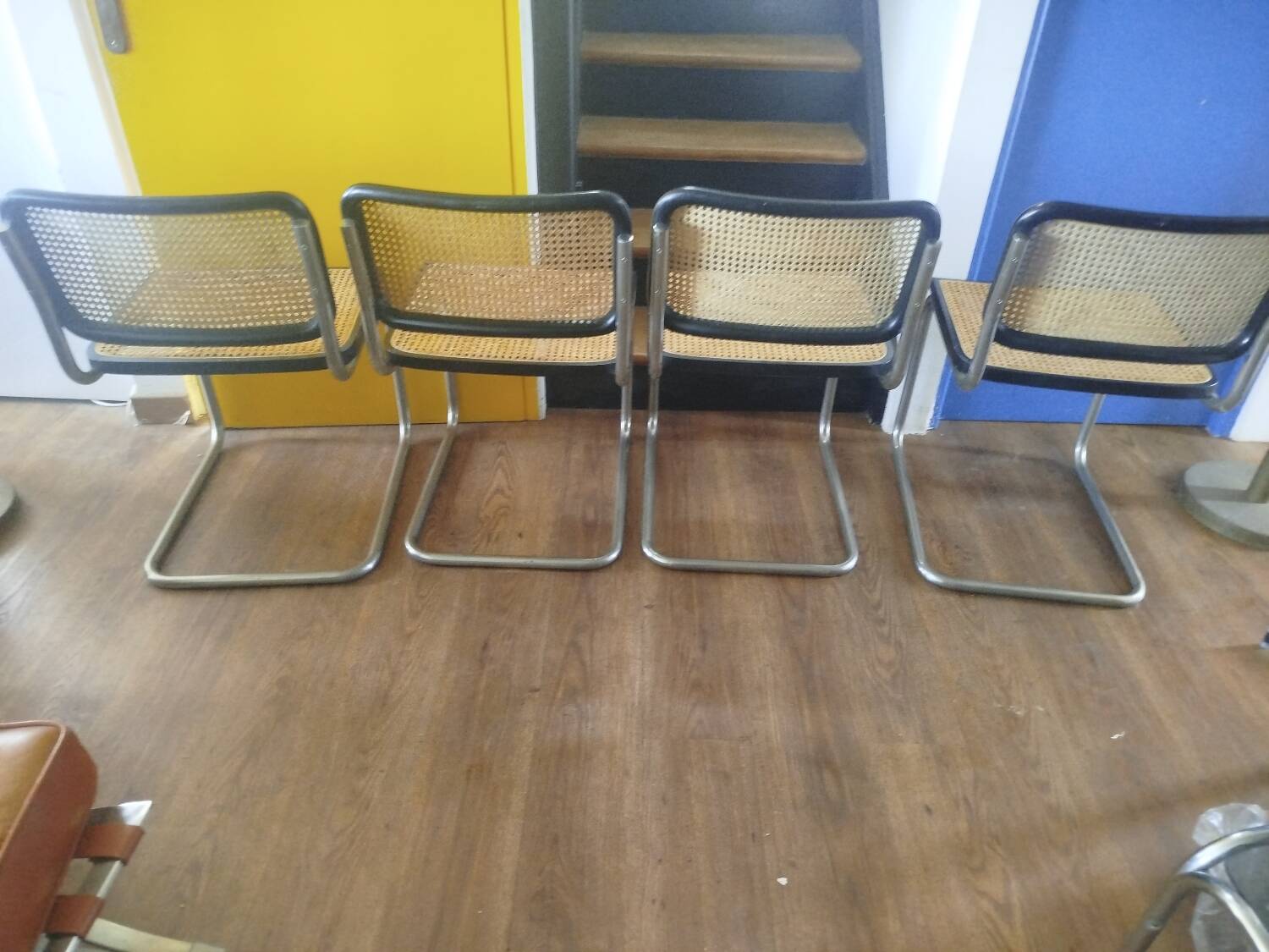 Ensemble de 4 chaises Marcel Breuer Made in Italy 04/94