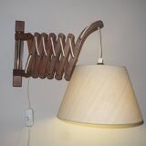 Eric Hansen for Le Klint scissor articulated wall light, Denmark 1960s