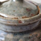 Teapot in pyrite and enameled stoneware signed Pierre Digan in La Borne