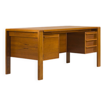 Mid-Century Teak Freestanding Desk from Gv Møbler, 1960s
