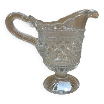 Small glass pitcher