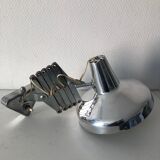 Accordion 60cm chrome Aluminor vintage 1960 lamp