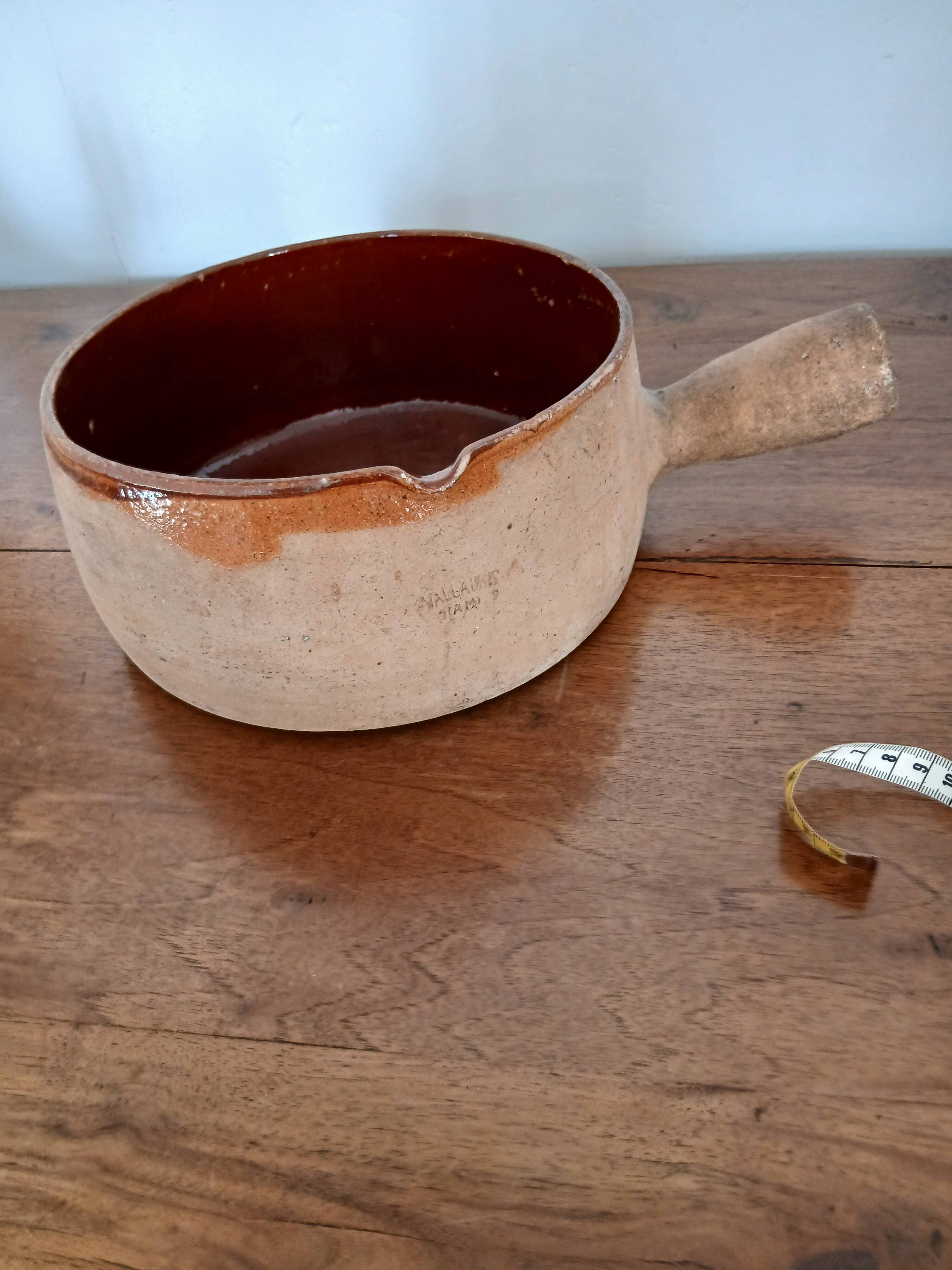 Antique Terracotta Pan from Vallauris