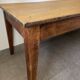 Authentic vintage farmhouse table from the 1950s in solid oak.