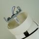 1/6 - adjustable WALL LAMP sconce staff duo spotlight, white, 1970s