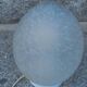 Speckled glass egg lamp by Vianne from the 1980s.