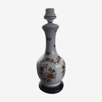 Pied de lampe porcelaine