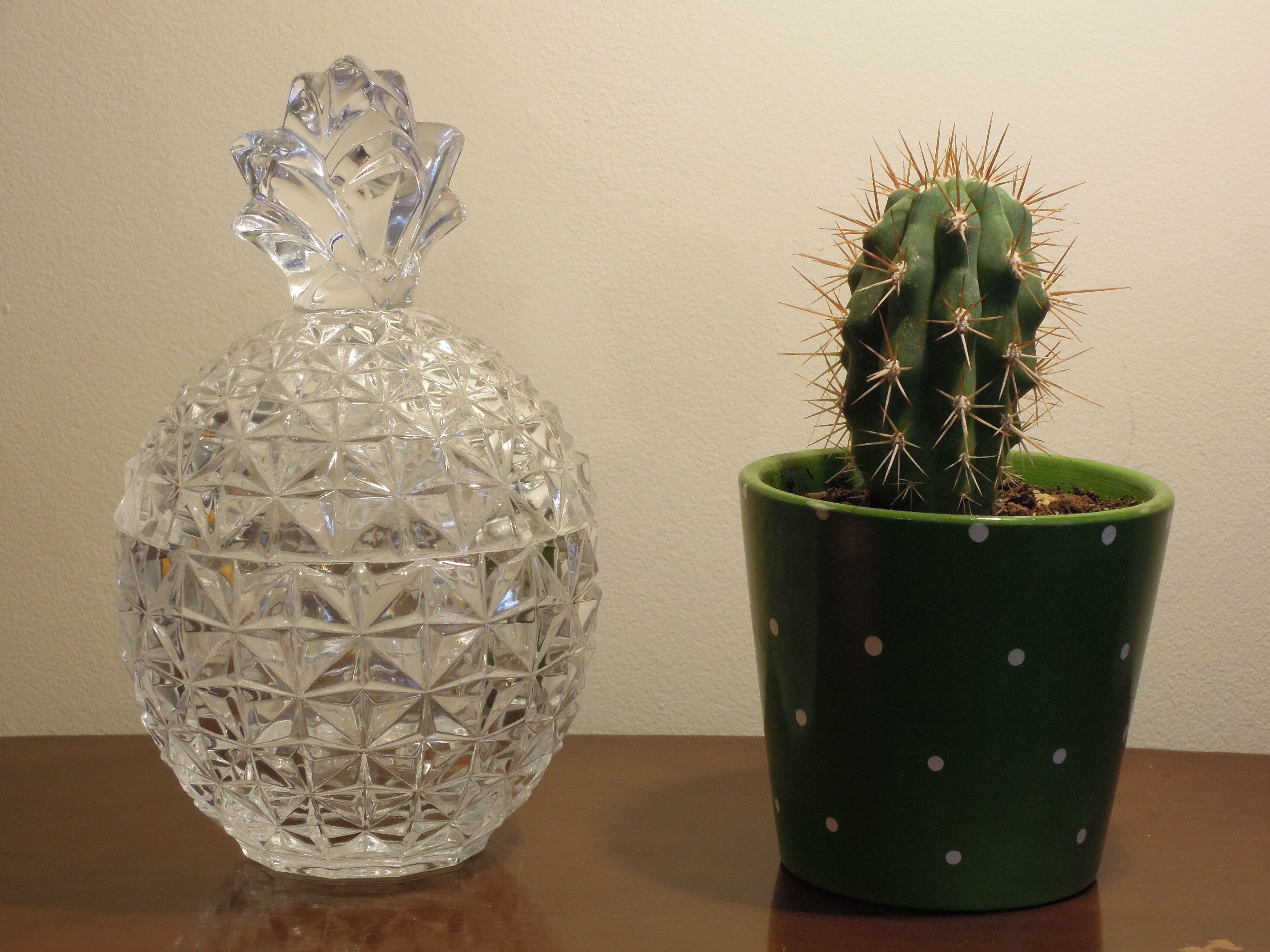Bonbonniere pineapple in Crystal of arques
