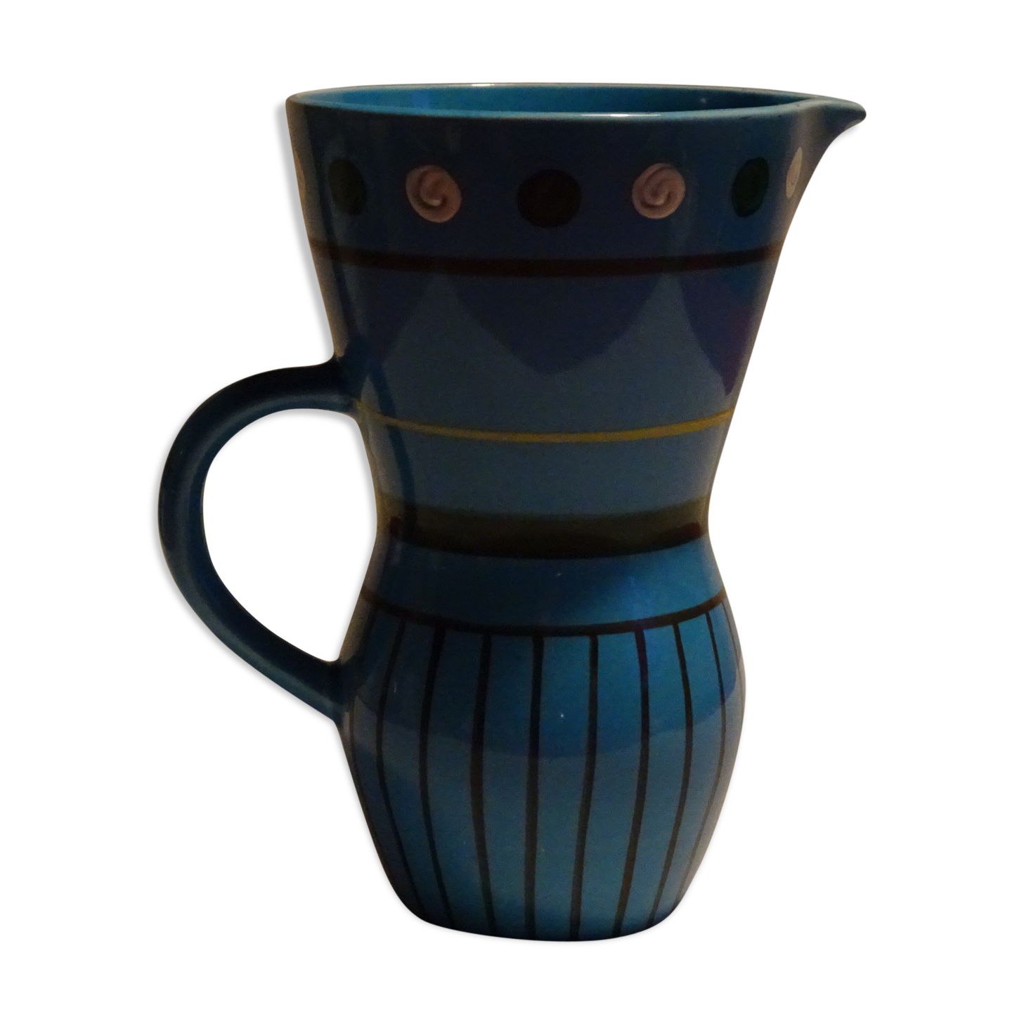 Moderniste sarreguemines digoin pitcher