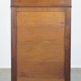 Antique Display Cabinet / Lectern / Showcase Cabinet Made of Oak with Glass