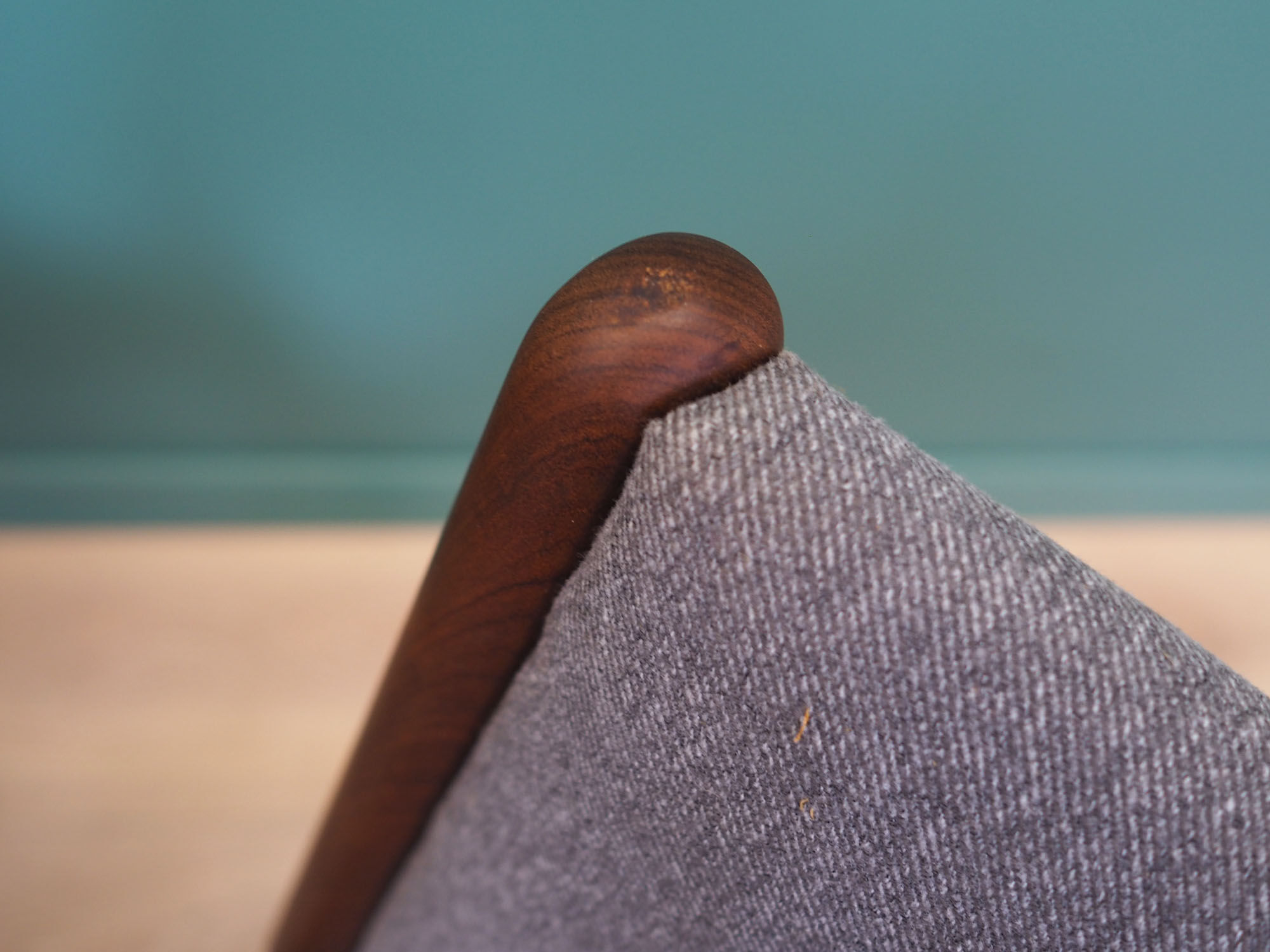 Set of five rosewood chairs, Danish design, 70s, made by Henning Kjaernulf