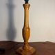 Pied de lampe en bois massif