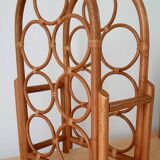 Rattan bottle holder