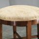 Pair of Art Deco Walnut and Beech Stools, Czechoslovakia, 1930s